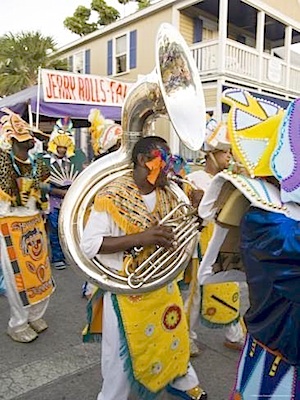 Live music and dancing in the streets are major draws for Goombay revelers.